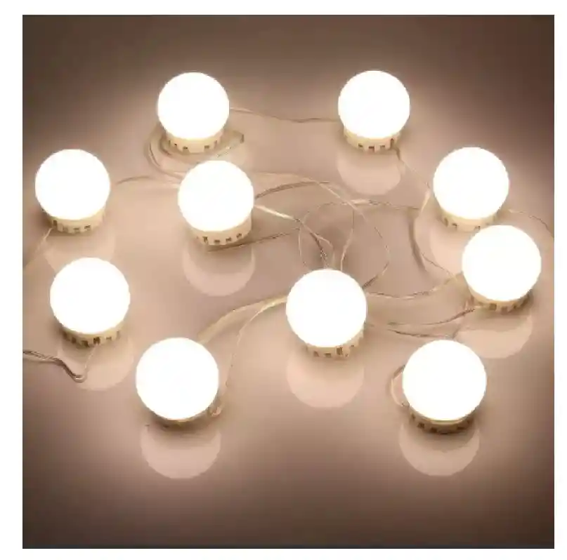Extensión Luces-bombillas Para Espejo Tocador Hollywood