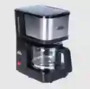 Cafetera 6 Tazas Negra Jarra De Vidrio Home Elements