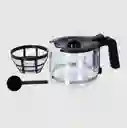Cafetera 6 Tazas Negra Jarra De Vidrio Home Elements