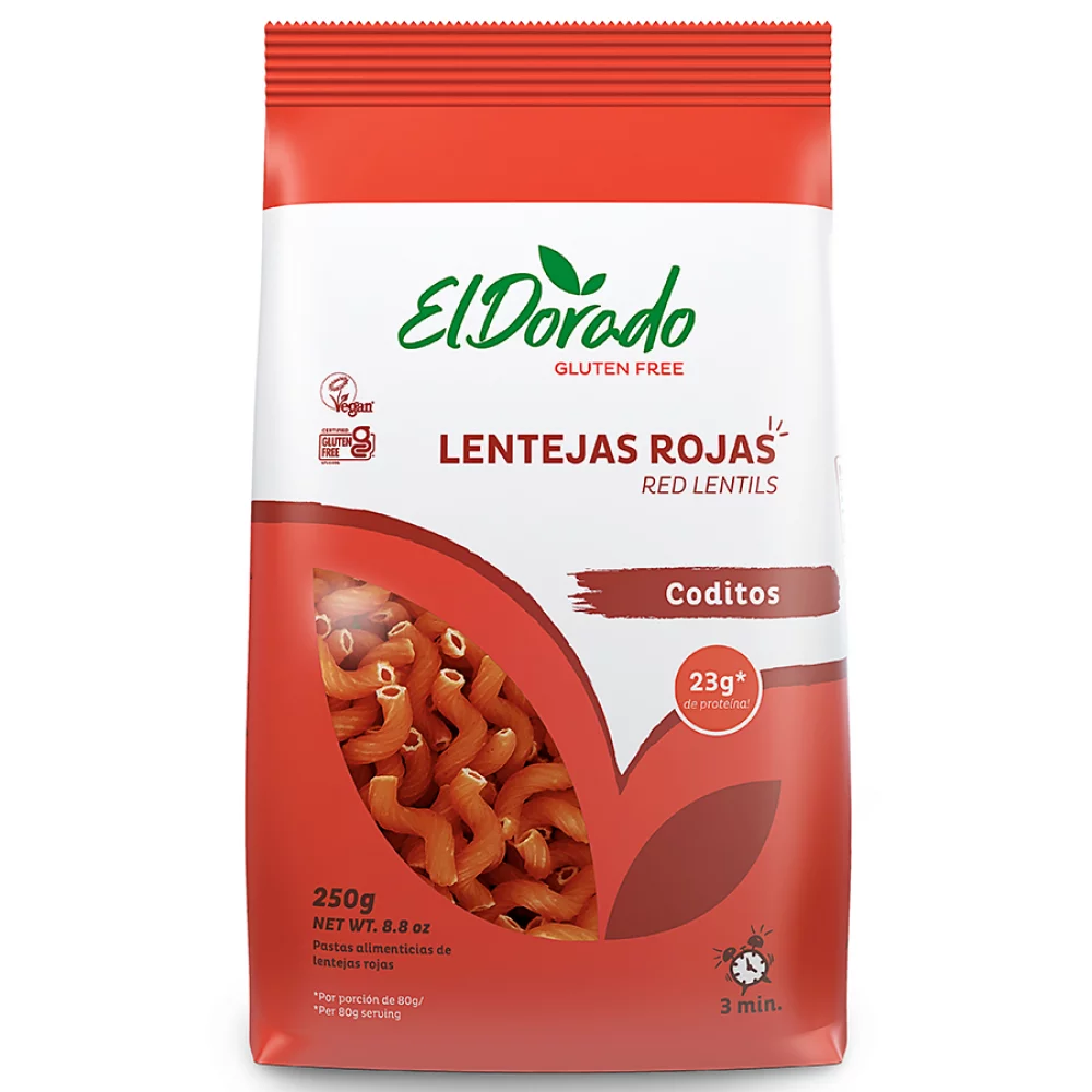 El Dorado Pasta de Lentejas Rojas 250 g