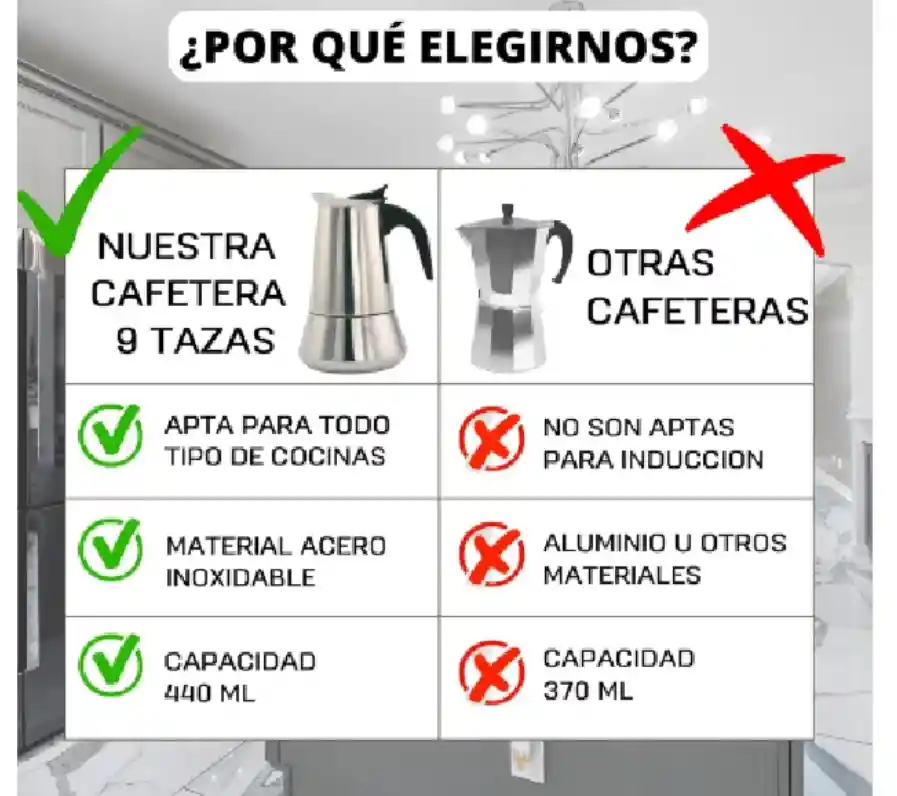 Cafetera Italiana 2 Tazas Para Estufa