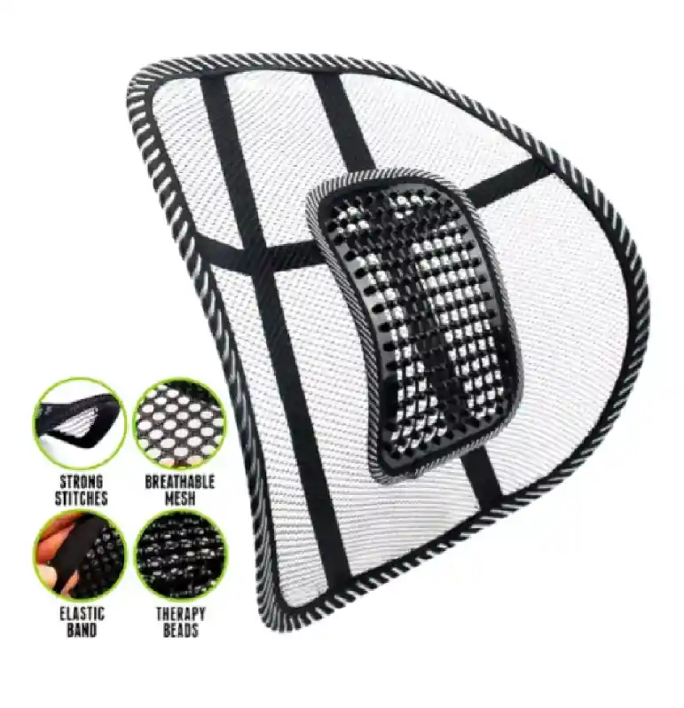 Soporte Lumbar De Malla Para Asiento Carro Oficina Hogar