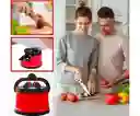 Afilador De Cuchillos Con Ventosa Antideslizante