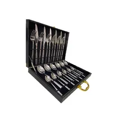 Juego Cubiertos 6 Puestos Plateado