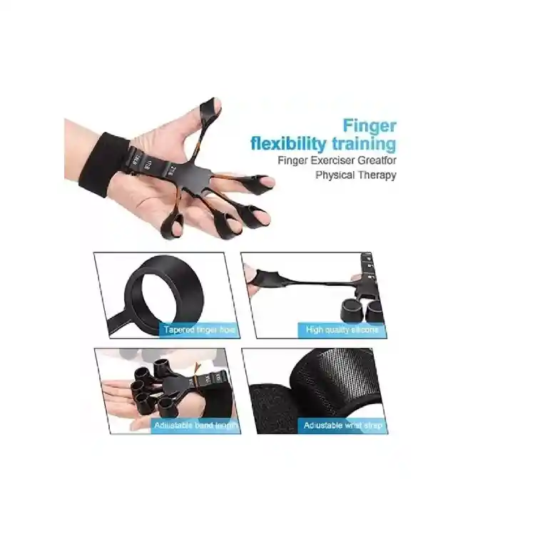 Fortalecedor De Dedos De Silicona Fo Flexibility De 1 Pieza