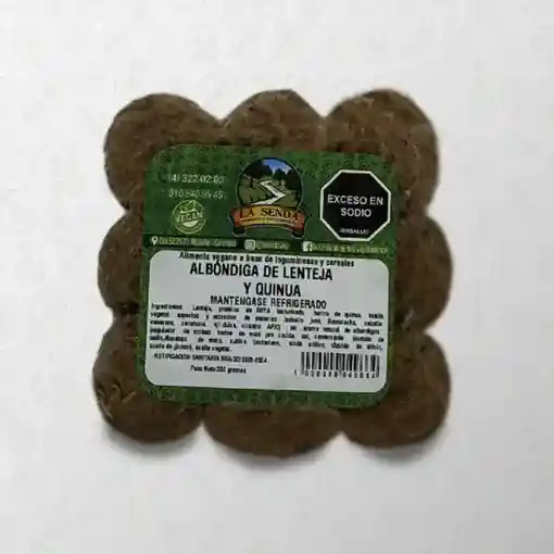 Albondiga de Lenteja y Quinua - La Senda
