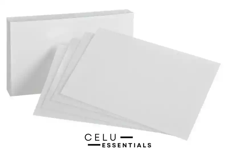 Fichas Bibliográficas Blanca X50