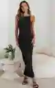 Vestido Apia Talla S Negro