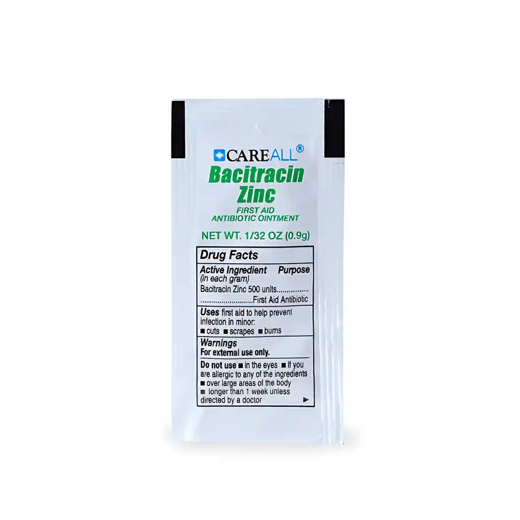 1 Sobre Bacitracina Zinc Ointment Careall 0.9gr Crema Topica