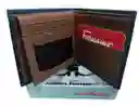 Billetera Para Caballero Inspirada En Salvatore Ferragamo Azul
