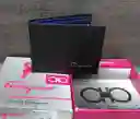 Billetera Para Caballero Inspirada En Salvatore Ferragamo Azul