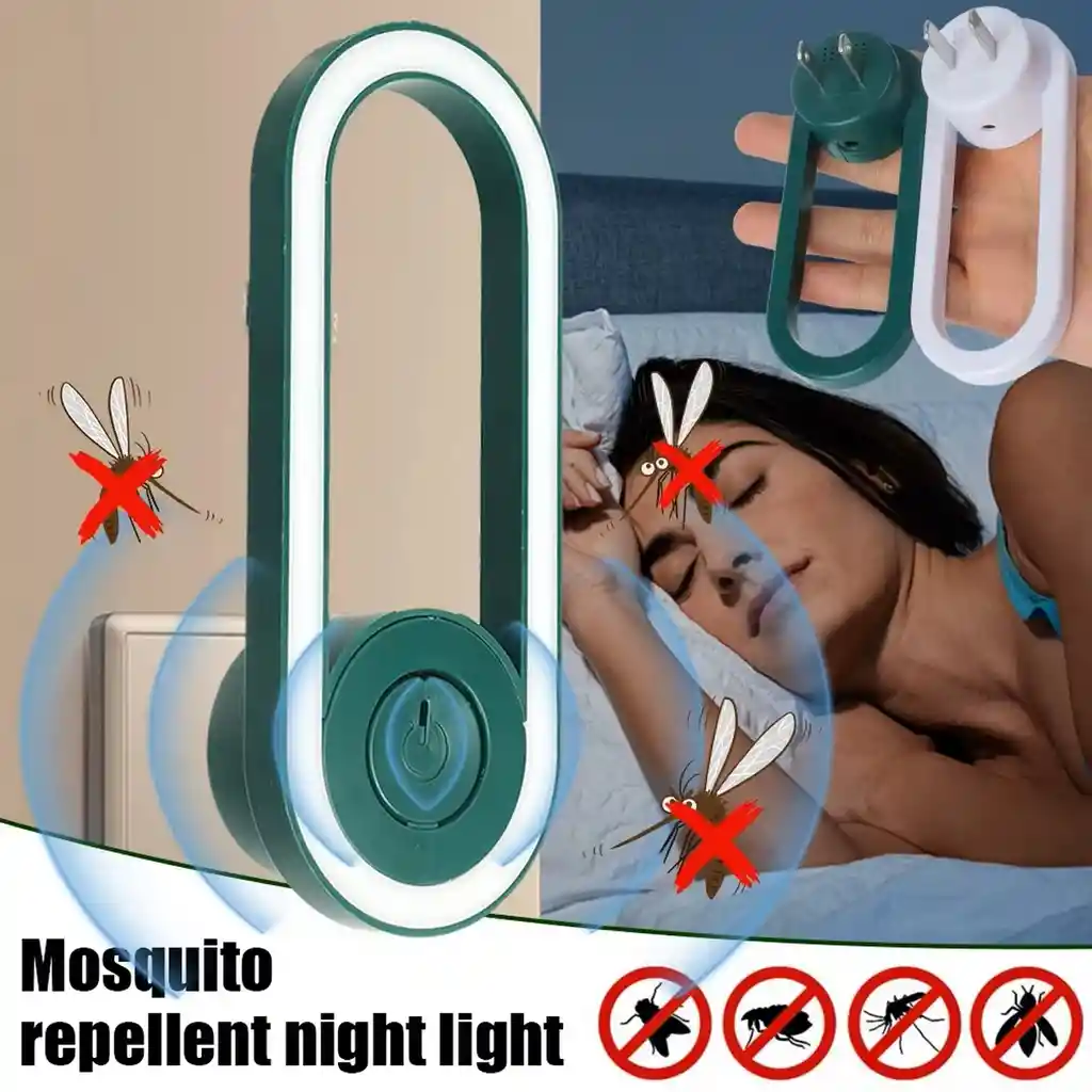 Repelente Ultrasonico Mosquitos Luz Habitacion