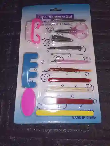 Kit Para Manicura Uñas