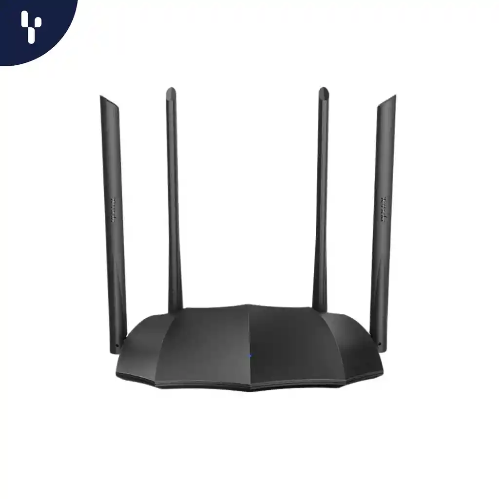 Router Tenda Ac8 Wireless Gigabit Ethernet Dual-band (2.4 Ghz / 5t Ac1200 4 Antenas 6dbi 4 Puertos 1 Wan/3lan Cobertura 90m2