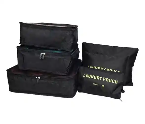 Organizadores De Equipaje X6 – Set De Bolsas Para Maleta De Viaje