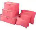 Organizadores De Equipaje X6 – Set De Bolsas Para Maleta De Viaje