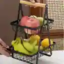 Canasta Fruteras Cesta De Fruta De 2 Niveles Para Encimera Tfb-2p