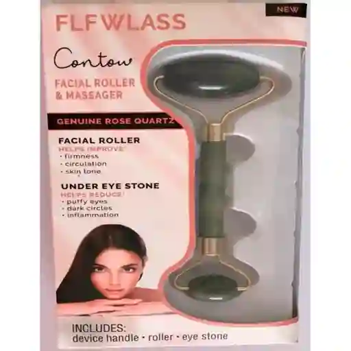 Rodillo De Jade Con Guasha – Masaje Facial Y Terapia Antiestrés