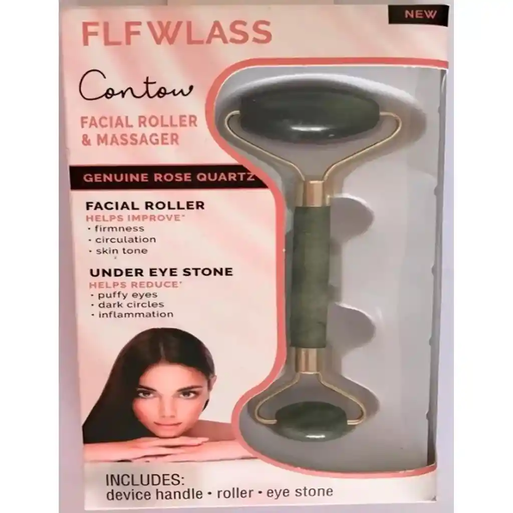 Rodillo De Jade Con Guasha – Masaje Facial Y Terapia Antiestrés