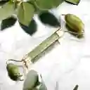 Rodillo De Jade Con Guasha – Masaje Facial Y Terapia Antiestrés