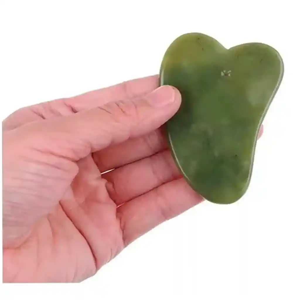 Rodillo De Jade Con Guasha – Masaje Facial Y Terapia Antiestrés