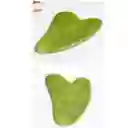 Rodillo De Jade Con Guasha – Masaje Facial Y Terapia Antiestrés