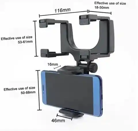 Soporte Celular Vehiculo/ Celular Para Retrovisor Carro/soporte Para Auto