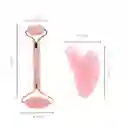 Rodillo Facial Guasha Rosa – Relajación Y Luminosidad Natural