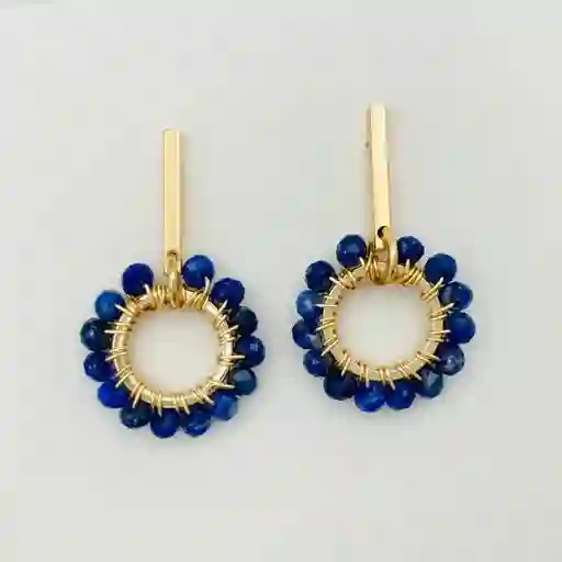 Aretes Margarita Lapislázuli