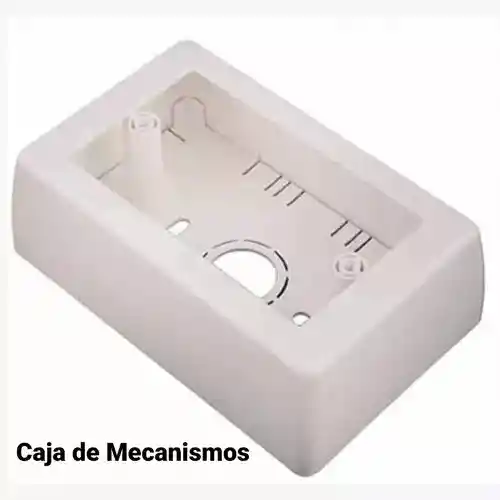 Caja Plastica Para Sobreponer/caja De Mecanismos/ Cajas Termoplasticas