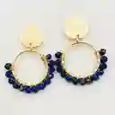 Aretes Tulipán Lapislázuli