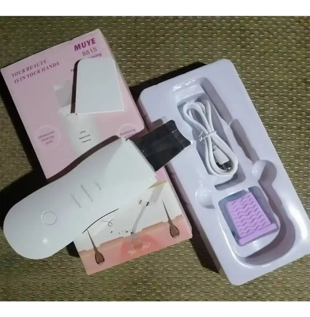 Limpieza Facial Ultrasónica – Pala Exfoliante Y Removedora De Impurezas