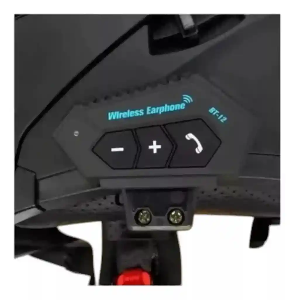Intercomunicador Auriculares Casco Bluetooh Bt12 Moto Música