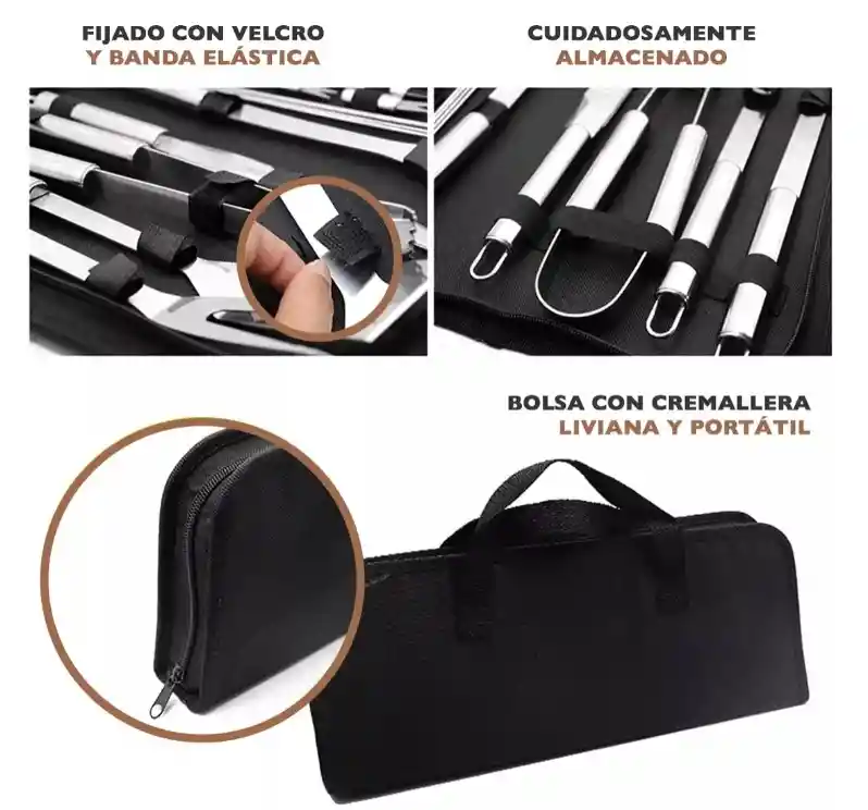 Set De Asados X14 Piezas