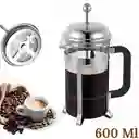 Cafetera Prensa Francesa Metalica 600 Ml