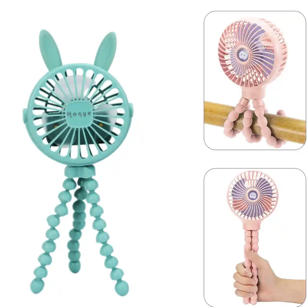 Mini Ventilador Ajustable – Diseño Flexible Y Práctico