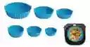 Kit De Moldes Para Freidora De Aire (6 Pzas) – Reutilizables Y Prácticos