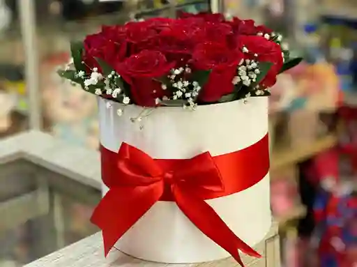 Rosas Caja Redonda