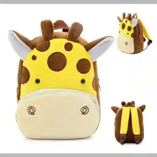 Mochila De Felpa Para Niños – Diseño Tierno Y Material Suave