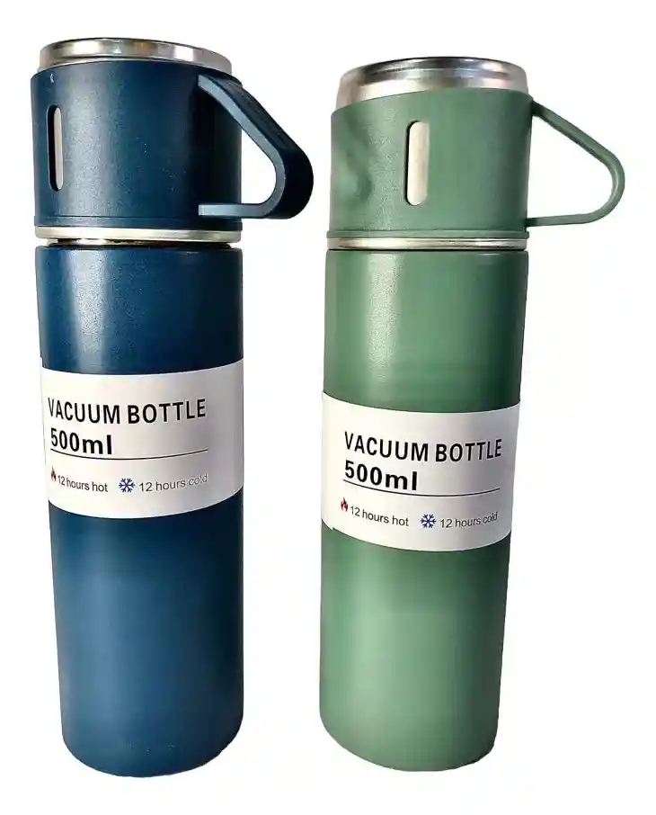 Termo Bala Inoxidable Bebidas Calientes Frias 500ml Personal