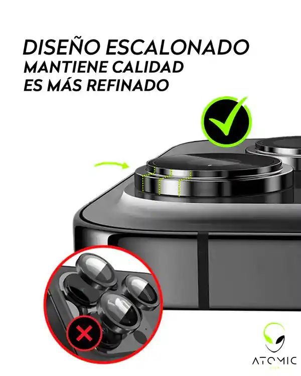 Vidrio Protector Camara Iphone 16 Pro / 16 Pro Max