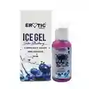 Lubricante Caliente/frio Ice Gel 40ml Sabor Tuttifrutti Y Blueberry