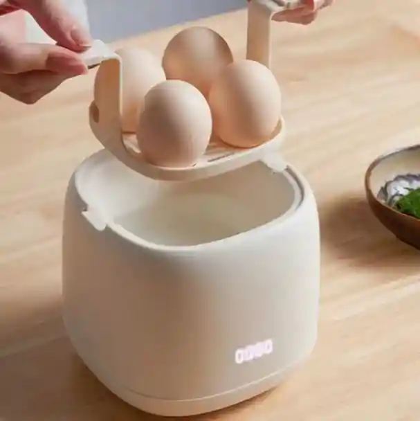 Cocedor Olla Huevos Maquina Eléctrica Temporizador Cocinar