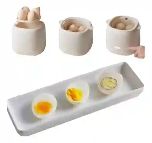 Cocedor Olla Huevos Maquina Eléctrica Temporizador Cocinar