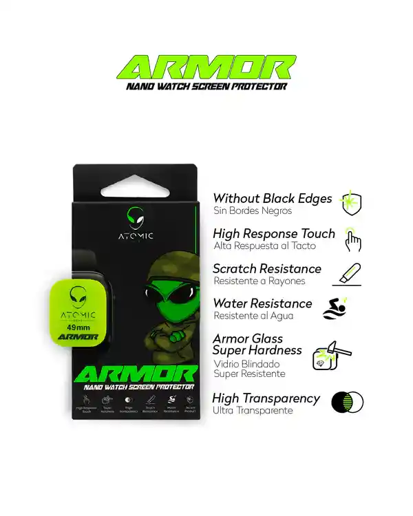 Vidrio Protector Apple Watch 44 Mm