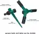 Regadera Giratoria – Ideal Para Jardines Y Céspedes