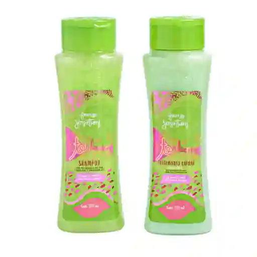 Kit Shampoo Y Tratamiento Verde Four Sensations
