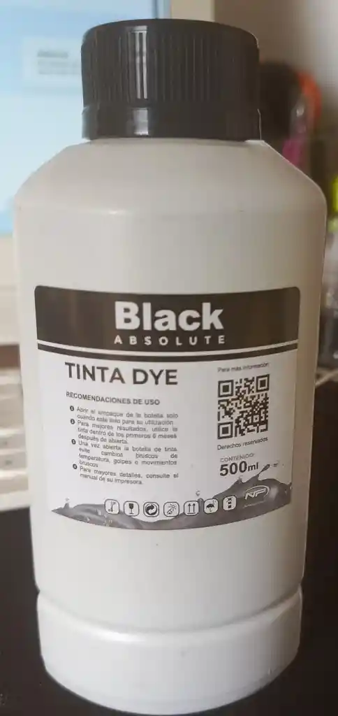Tintas Universales Para Impresoras Epson Botella 500ml/tinta Negra Para Epson