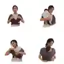 Fular Portabebe Semielástico Ergonómico Ajustable