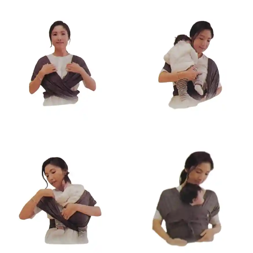 Fular Portabebe Semielástico Ergonómico Ajustable